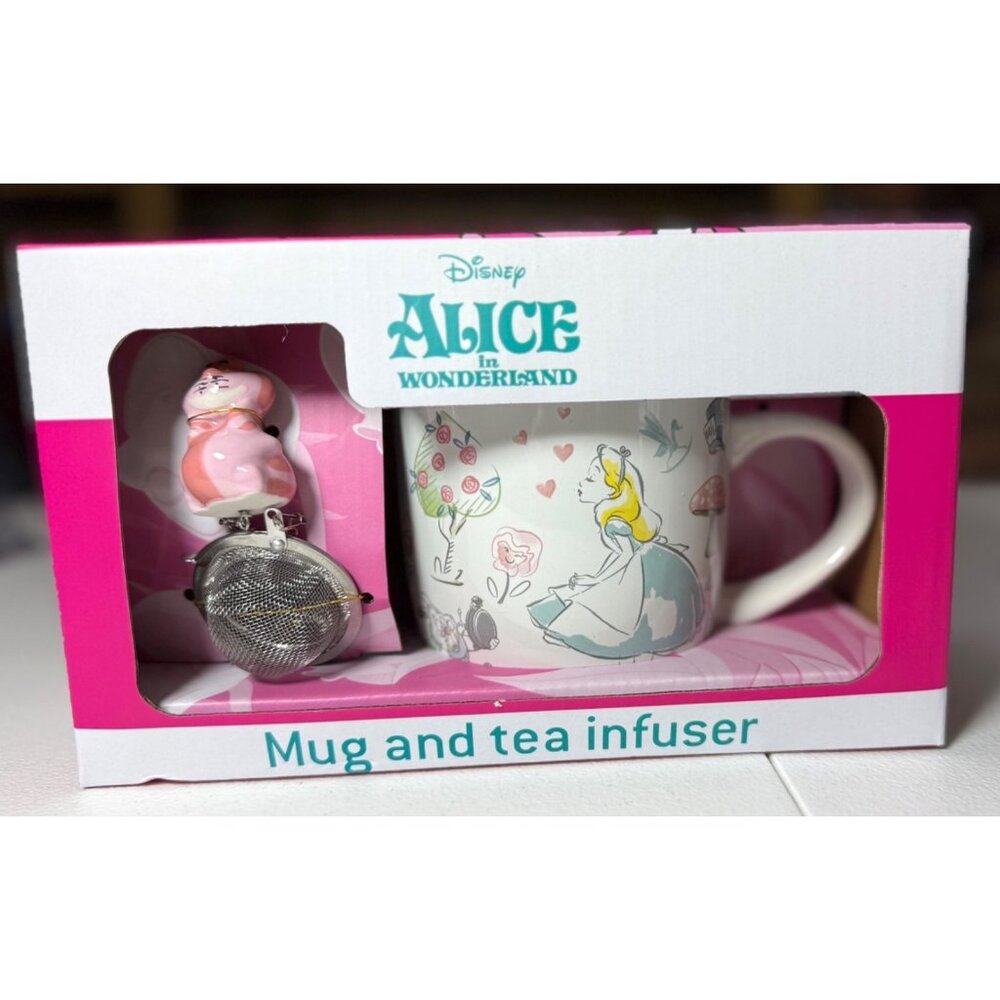 Disney Alice In Wonderland Mug & Tea Infuser Gift Set
